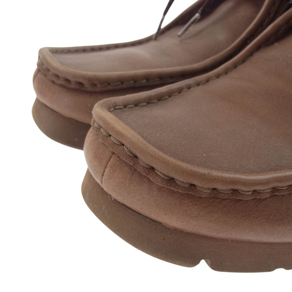 Clarks クラークス 26162518 WallabeeBT GTX ワラビー ゴアテックス ブーツ ブラウン系 26.0cm【中古】