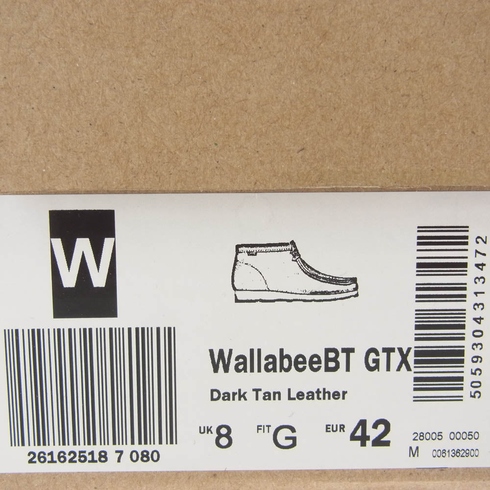 Clarks クラークス 26162518 WallabeeBT GTX ワラビー ゴアテックス ブーツ ブラウン系 26.0cm【中古】