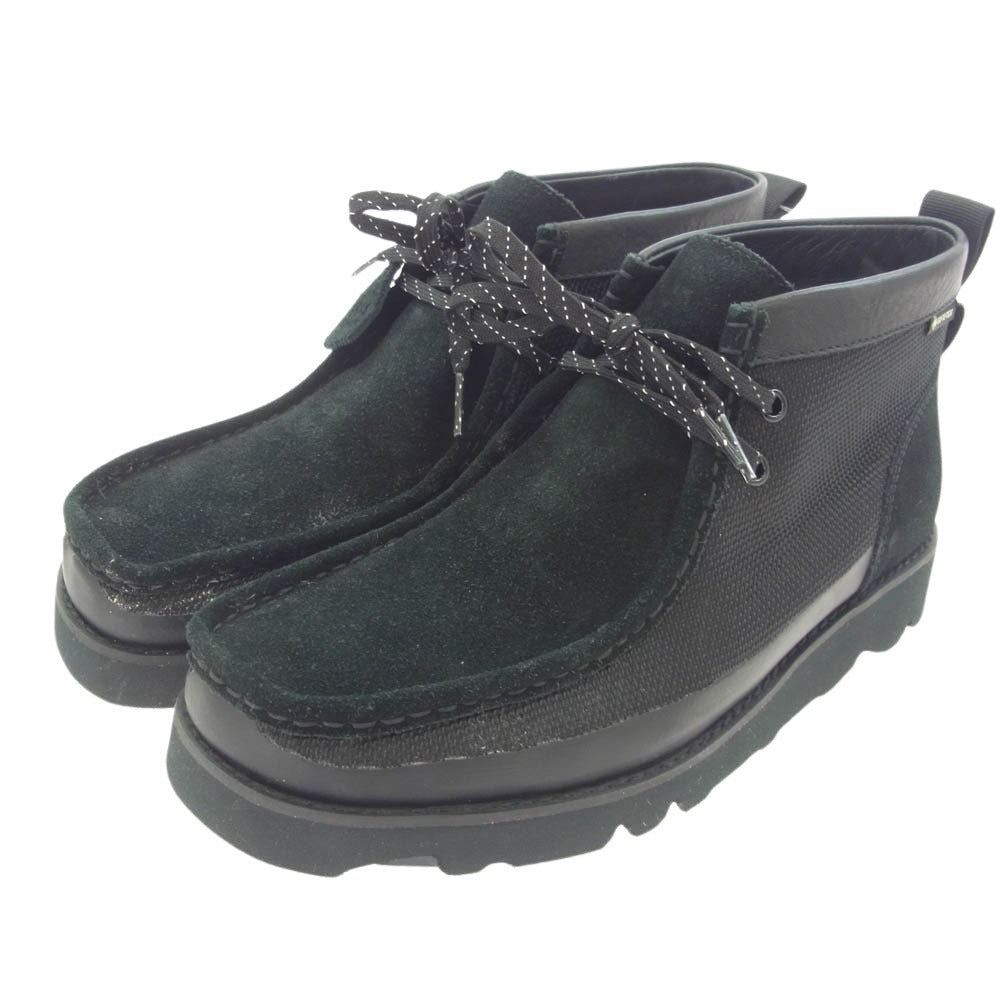 Clarks クラークス 28005 Wallabee 2.0 GTX ワラビー スエード 切替 シューズ ブラック系 25cm【中古】