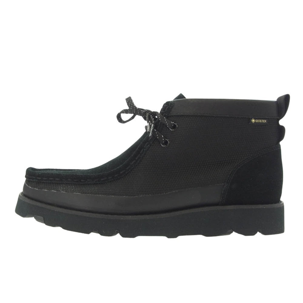 Clarks クラークス 28005 Wallabee 2.0 GTX ワラビー スエード 切替 シューズ ブラック系 25cm【中古】