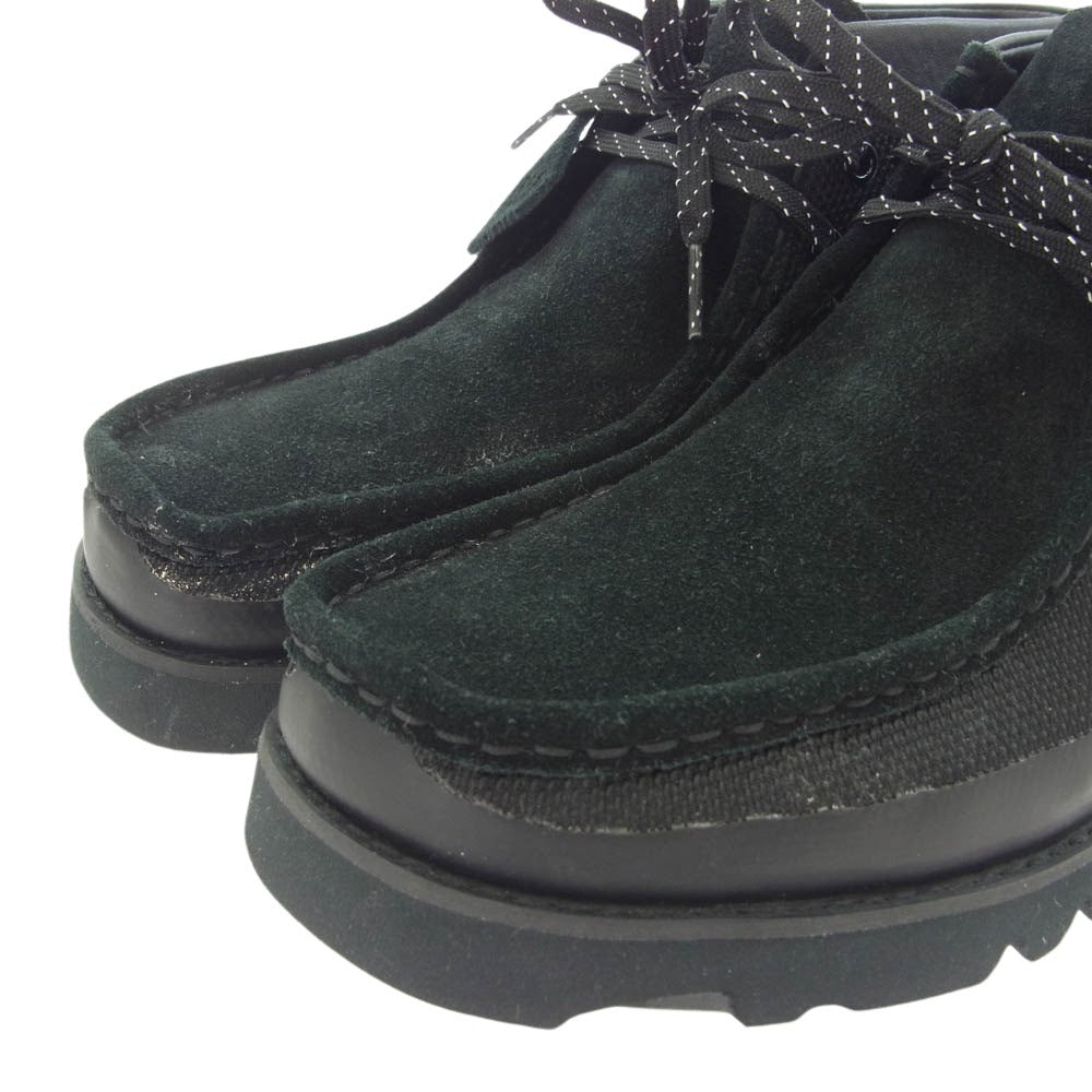 Clarks クラークス 28005 Wallabee 2.0 GTX ワラビー スエード 切替 シューズ ブラック系 25cm【中古】