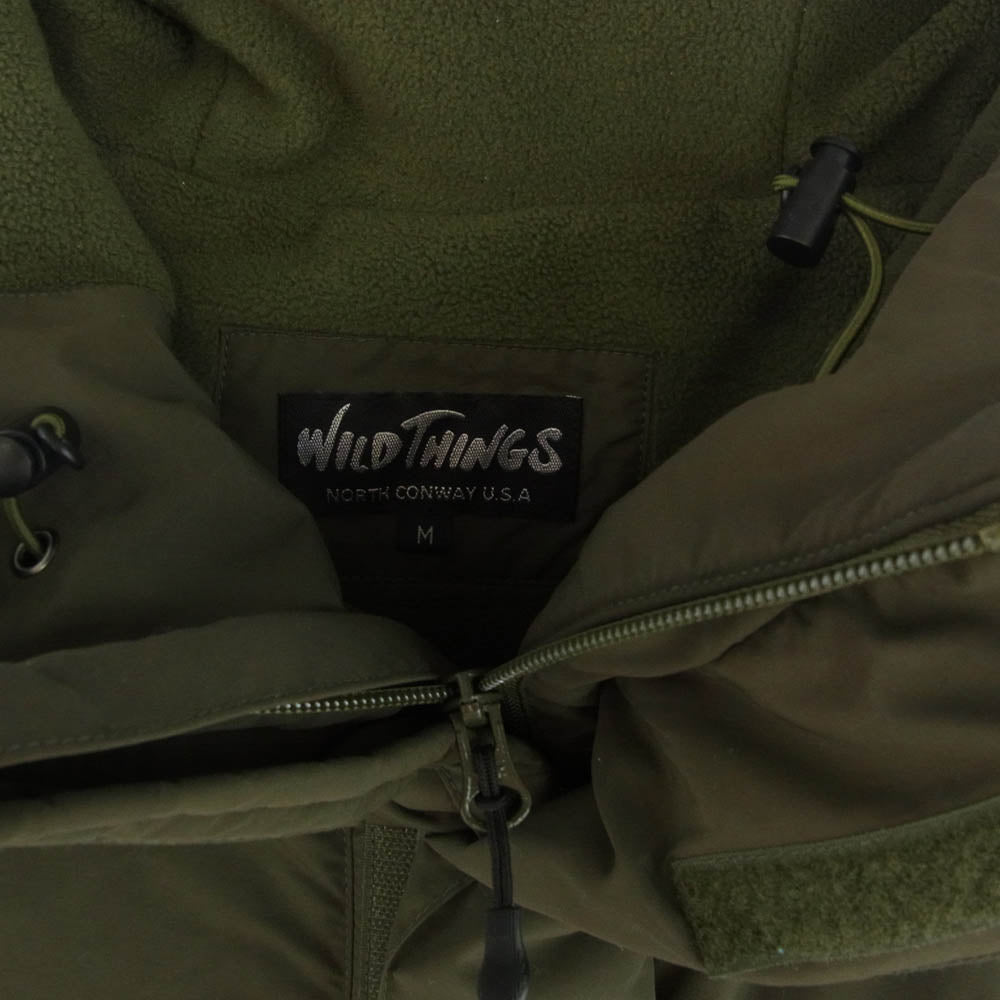 WILDTHINGS ワイルドシングス WT21240PA SUPPLEX DENALI FLEECE LININGS サプレックス デナリ フリース ライニング ナイロン ジャケット カーキ系 M【中古】