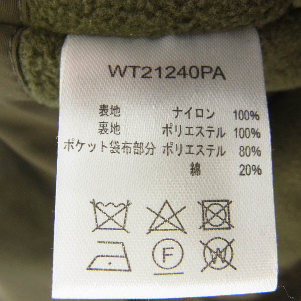 WILDTHINGS ワイルドシングス WT21240PA SUPPLEX DENALI FLEECE LININGS サプレックス デナリ フリース ライニング ナイロン ジャケット カーキ系 M【中古】