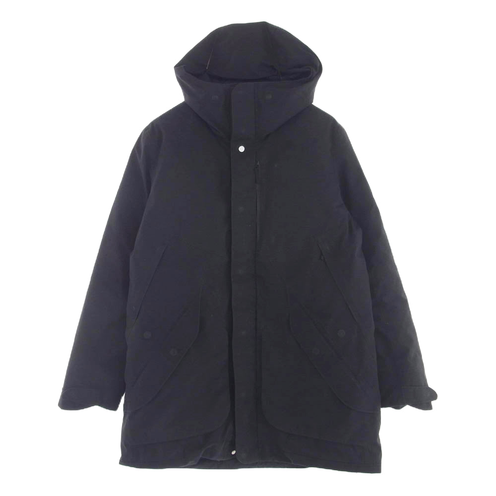 Goldwin ゴールドウィン GO111830P HOODED SPUR GORE-TEX DOWN COAT フーデッド シュプール ゴアテックス ダウン コート ブラック系 S【中古】