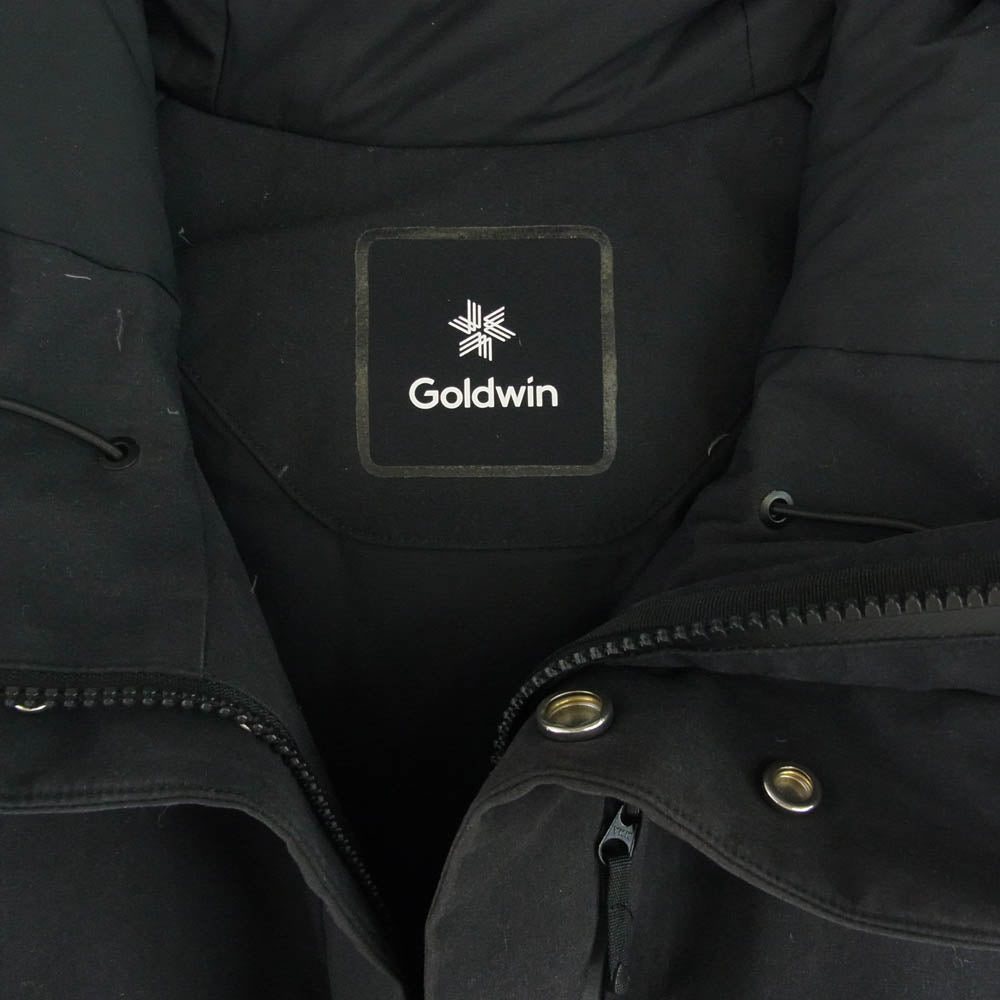 Goldwin ゴールドウィン GO111830P HOODED SPUR GORE-TEX DOWN COAT フーデッド シュプール ゴアテックス ダウン コート ブラック系 S【中古】