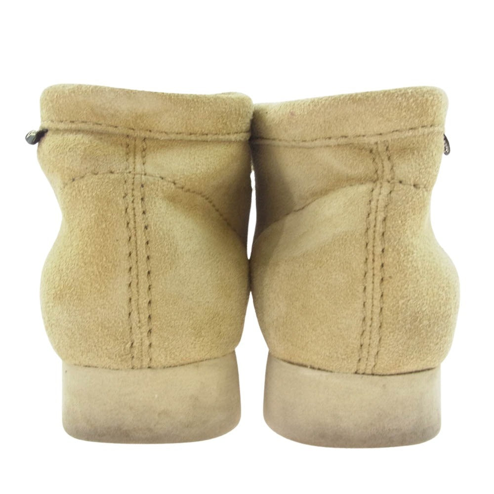Clarks クラークス 21621 × BEAMS ビームス GORE-TEX Wallabee GTX スエード ワラビー シューズ ベージュ系 26.5cm【中古】