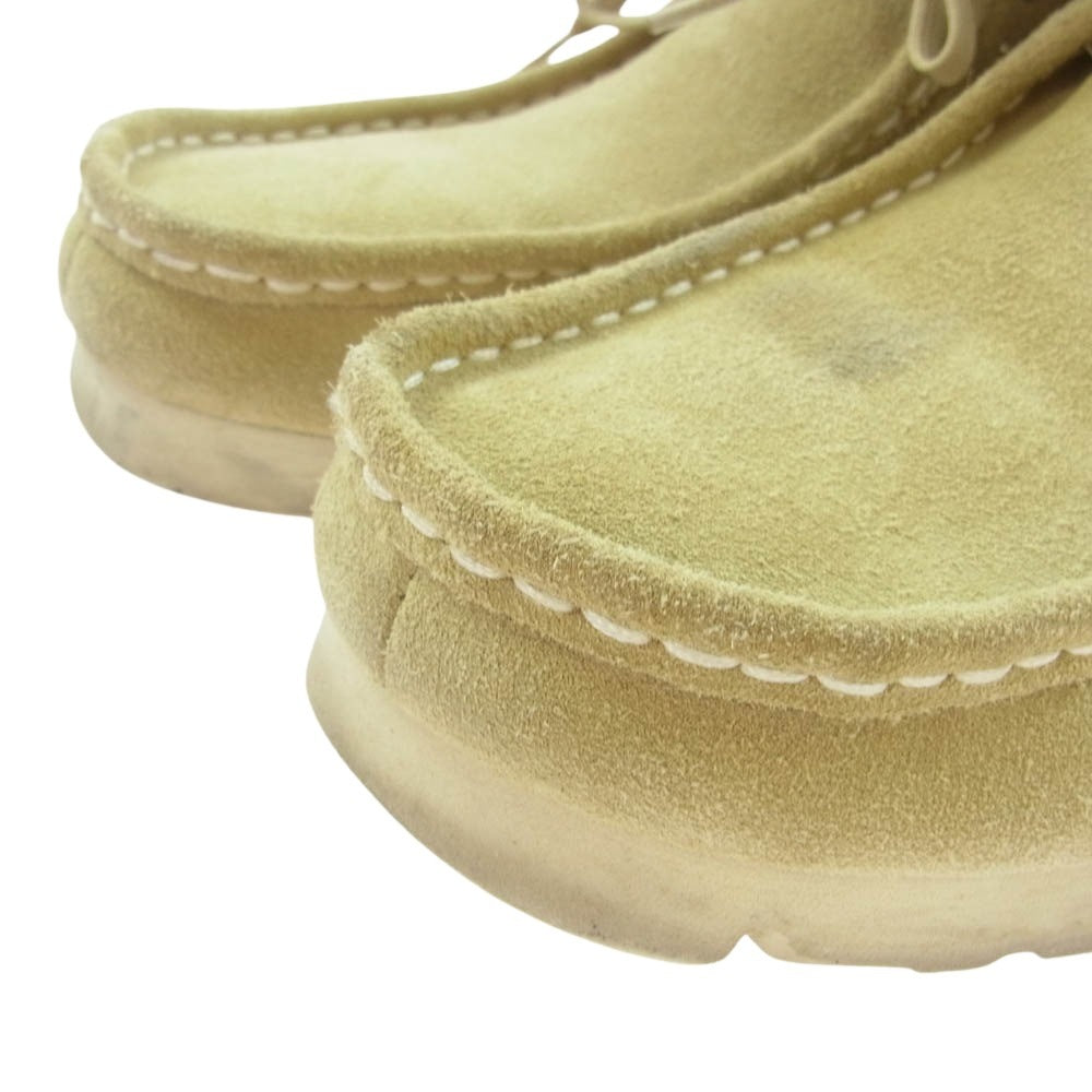 Clarks クラークス 21621 × BEAMS ビームス GORE-TEX Wallabee GTX スエード ワラビー シューズ ベージュ系 26.5cm【中古】