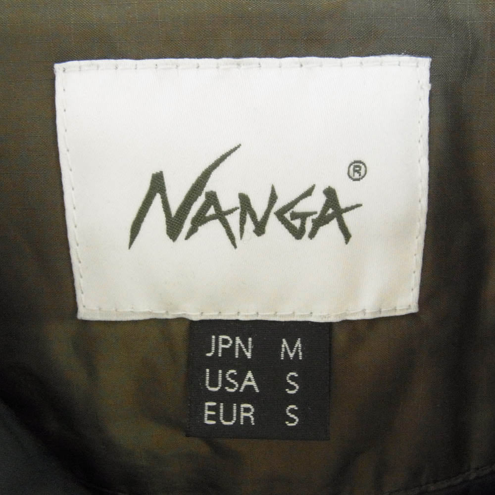 NANGA ナンガ AURORA DOWN JACKET オーロラ ダウン ジャケット カーキ系 M【中古】