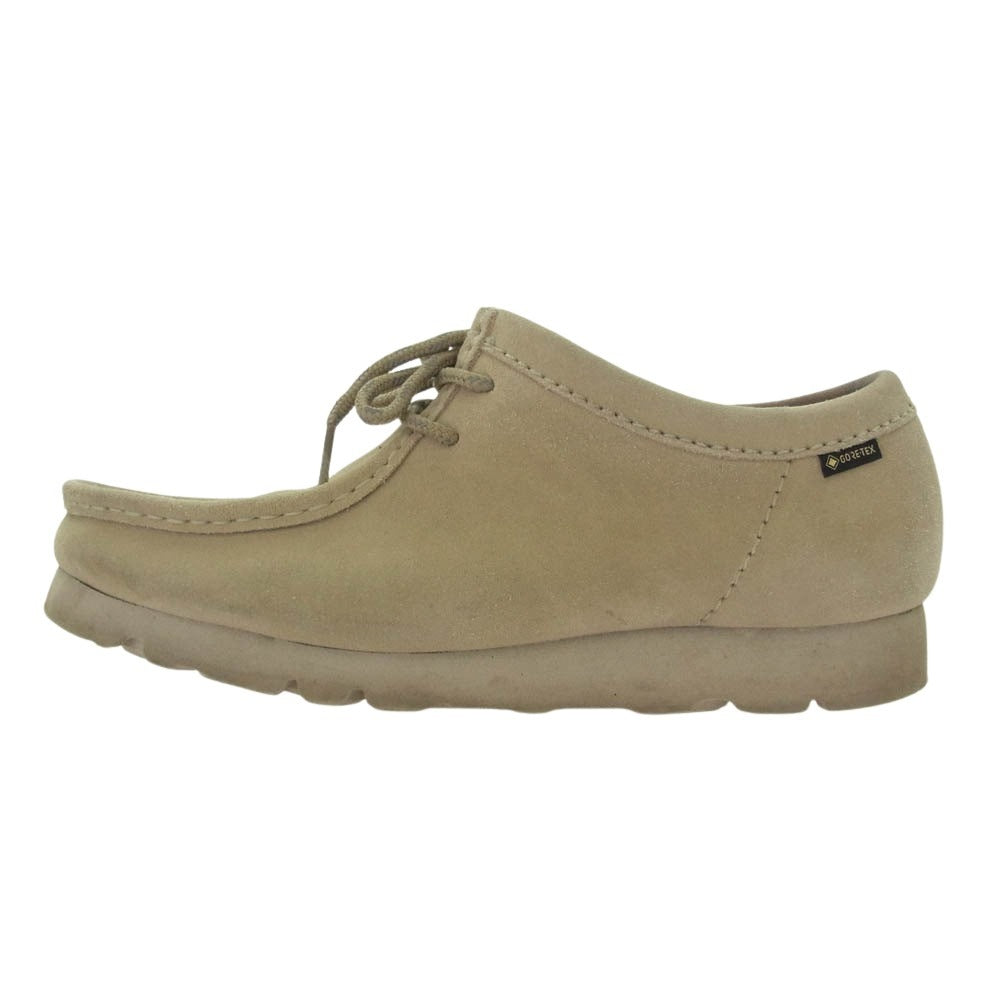 Clarks クラークス 21621 × BEAMS ビームス GORE-TEX Wallabee GTX スエード ワラビー シューズ ライトブラウン系 26cm【中古】