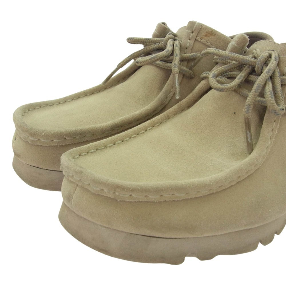 Clarks クラークス 21621 × BEAMS ビームス GORE-TEX Wallabee GTX スエード ワラビー シューズ ライトブラウン系 26cm【中古】