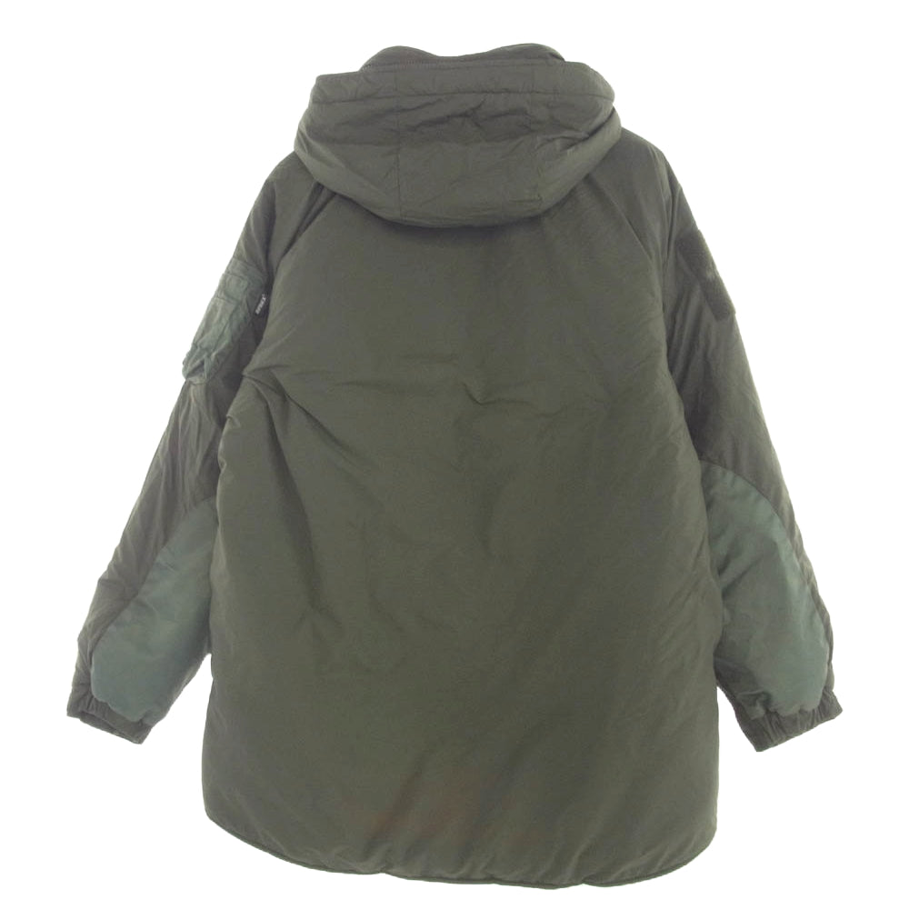 WILDTHINGS ワイルドシングス WT21214AX1 × AVIREX アヴィレックス HAPPY JACKET ハッピー ジャケット フーデッド 中綿 ジャケット カーキ系 オレンジ系 M【中古】