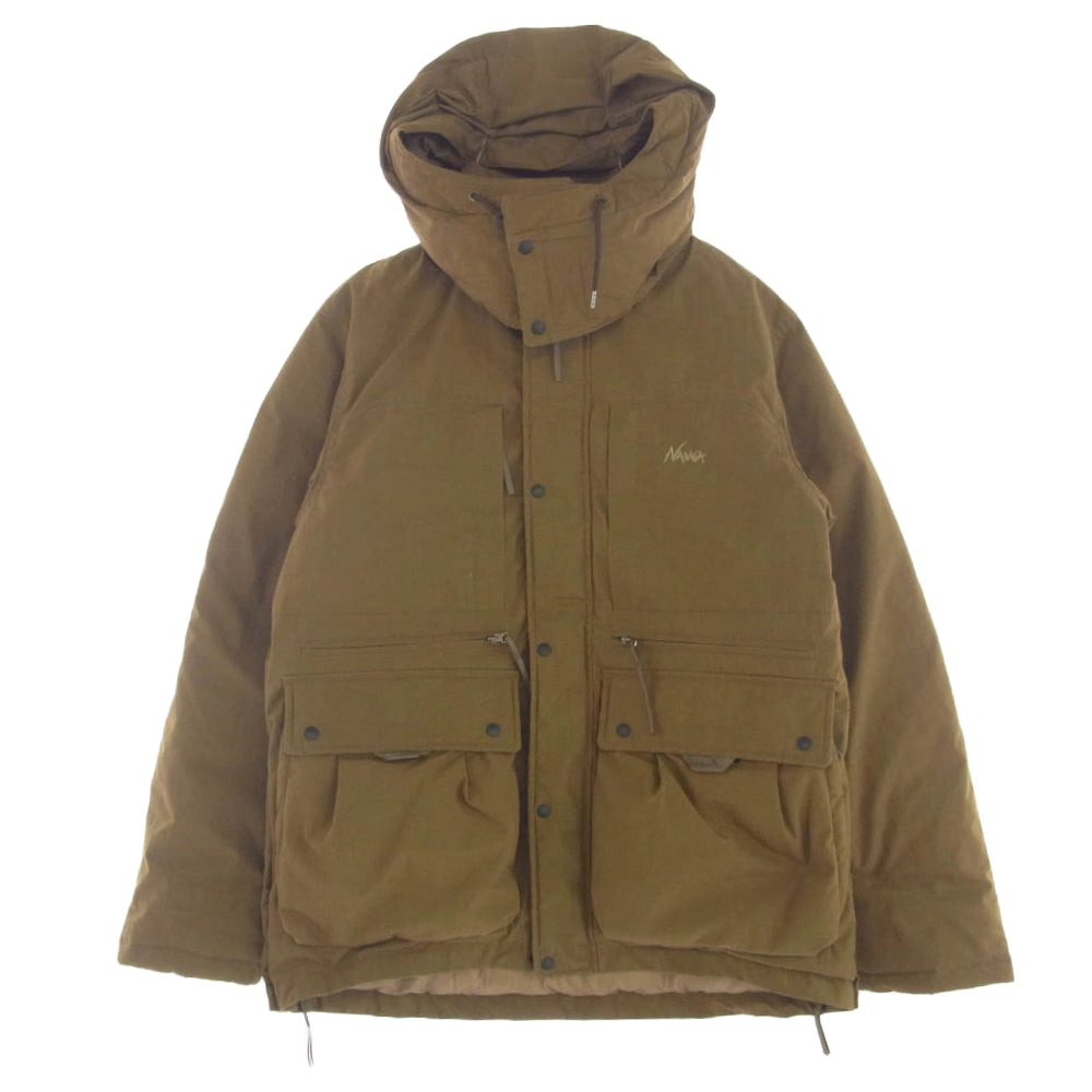 NANGA ナンガ 1000007 TAKIBI DOWN JACKET タキビ ダウン ジャケット コヨーテ ブラウン系 M【中古】