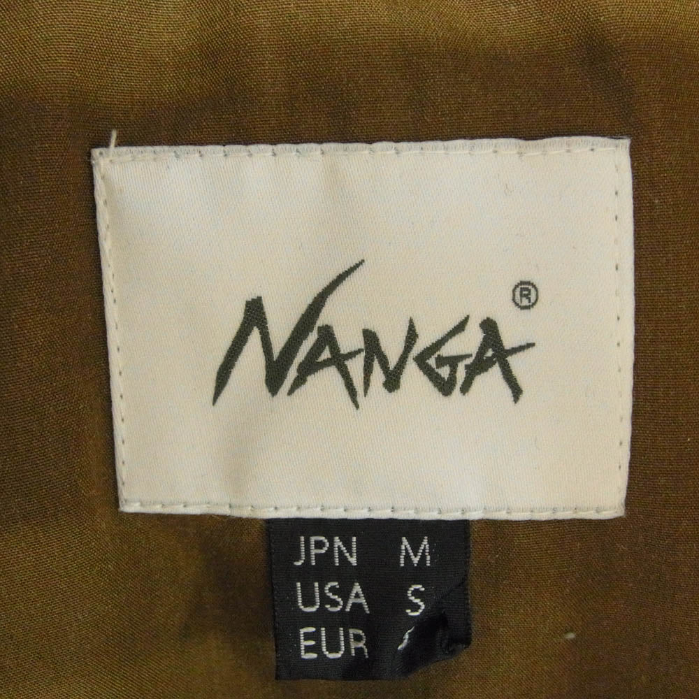 NANGA ナンガ 1000007 TAKIBI DOWN JACKET タキビ ダウン ジャケット コヨーテ ブラウン系 M【中古】