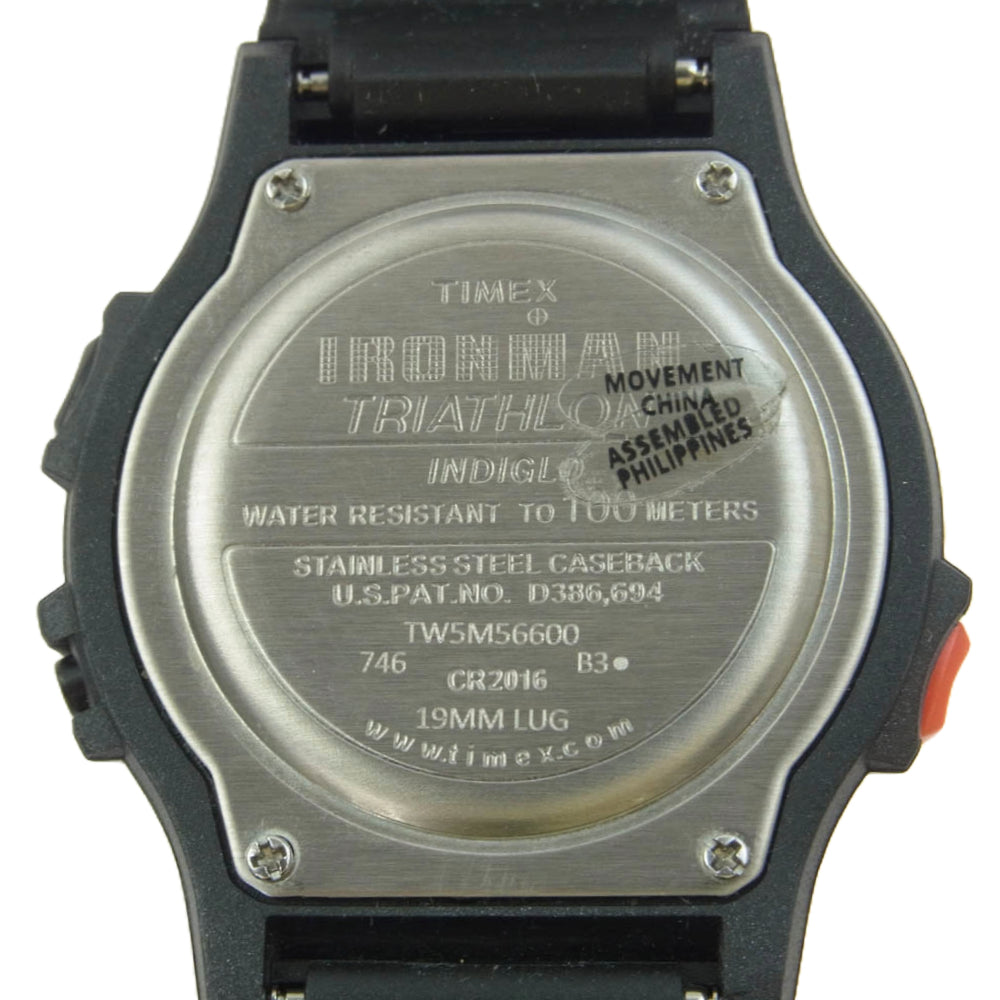 TIMEX タイメックス ナノユニバース別注 アイアンマン デジタル 腕時計 ブラック系【中古】