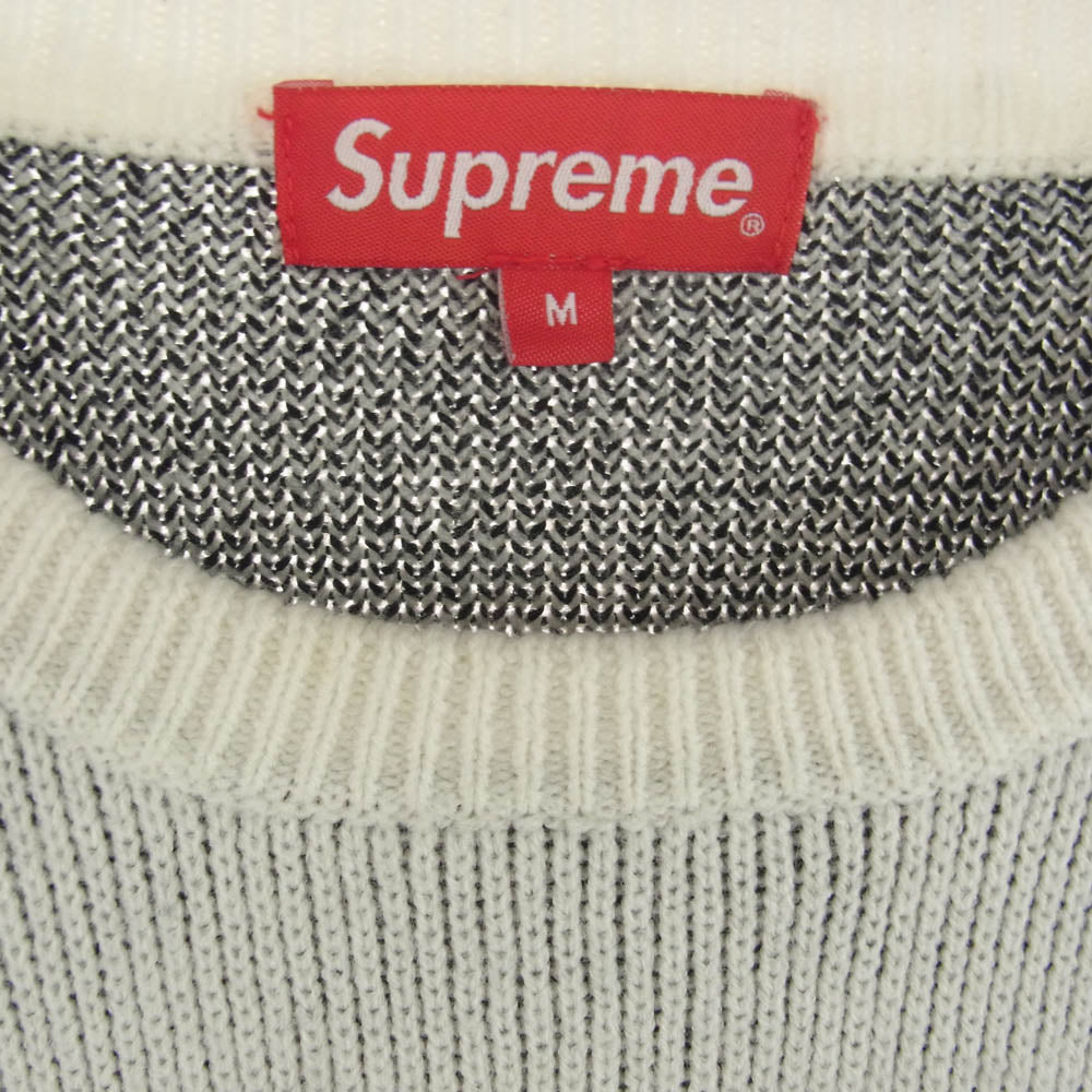 Supreme シュプリーム 20SS New York Sweater ニューヨーク セーターホワイト Mサイズ M【中古】