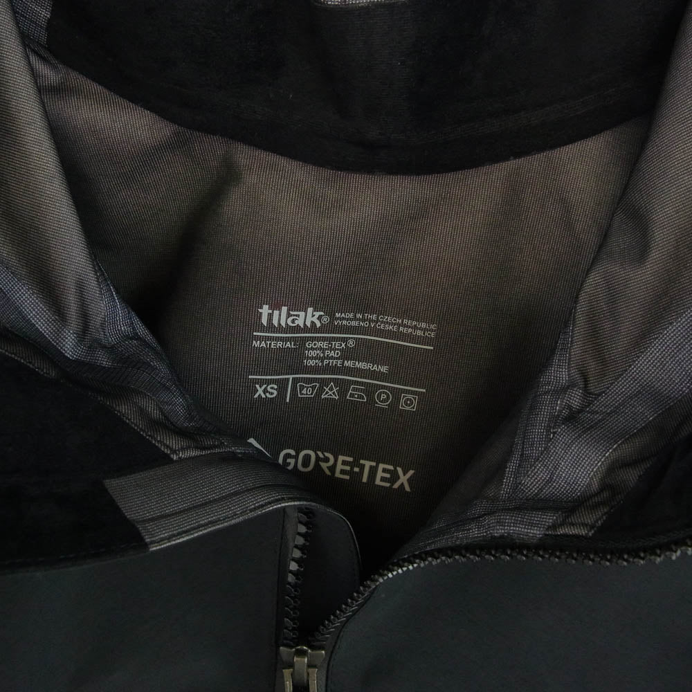 TILAK ティラック GORE-TEX Raptor MiG Jacket ゴアテックス ラプター ミグ ナイロン ジャケット ブラック XS ブラック系 XS【中古】