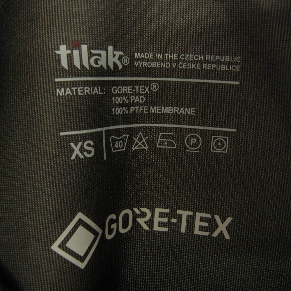 TILAK ティラック GORE-TEX Raptor MiG Jacket ゴアテックス ラプター ミグ ナイロン ジャケット ブラック XS ブラック系 XS【中古】