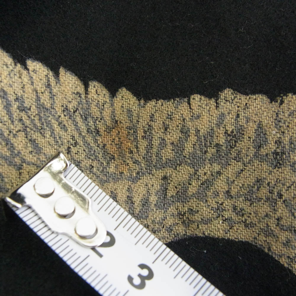 Yohji Yamamoto POUR HOMME ヨウジヤマモトプールオム 11AW HP-J74-128 アーカイブ 烏抜染 ウール ロングジャケット オリジナル カラス抜染 コート シンチバッグ テーパードパンツ セットアップ ブラック系 ジャケット:1　パンツ:2【中古】