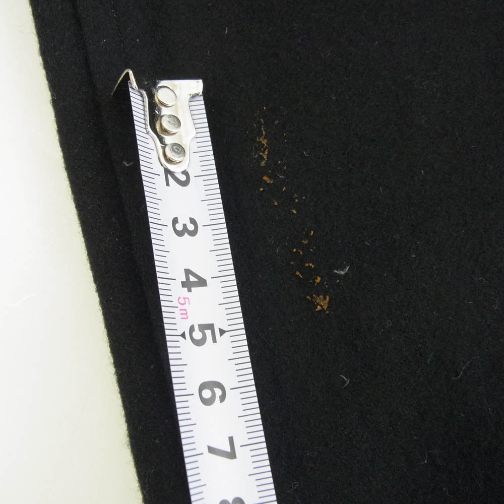 Yohji Yamamoto POUR HOMME ヨウジヤマモトプールオム 11AW HP-J74-128 アーカイブ 烏抜染 ウール ロングジャケット オリジナル カラス抜染 コート シンチバッグ テーパードパンツ セットアップ ブラック系 ジャケット:1　パンツ:2【中古】