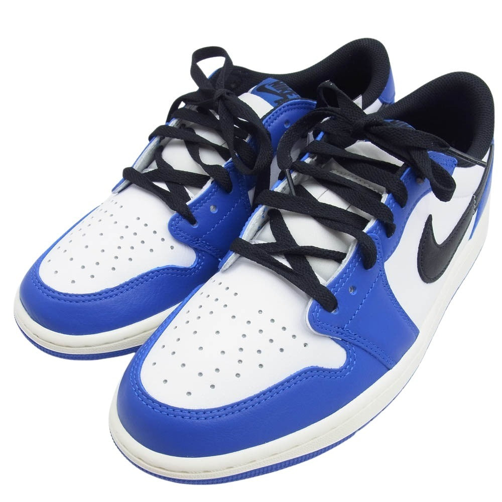 NIKE ナイキ CZ0790-140 Air Jordan 1 Retro Low OG Game Royal エアジョーダン1 レトロ ロー OG ゲームロイヤル ローカットスニーカー ブルー系 ホワイト系 ブラック系 27.5cm【新古品】【未使用】【中古】