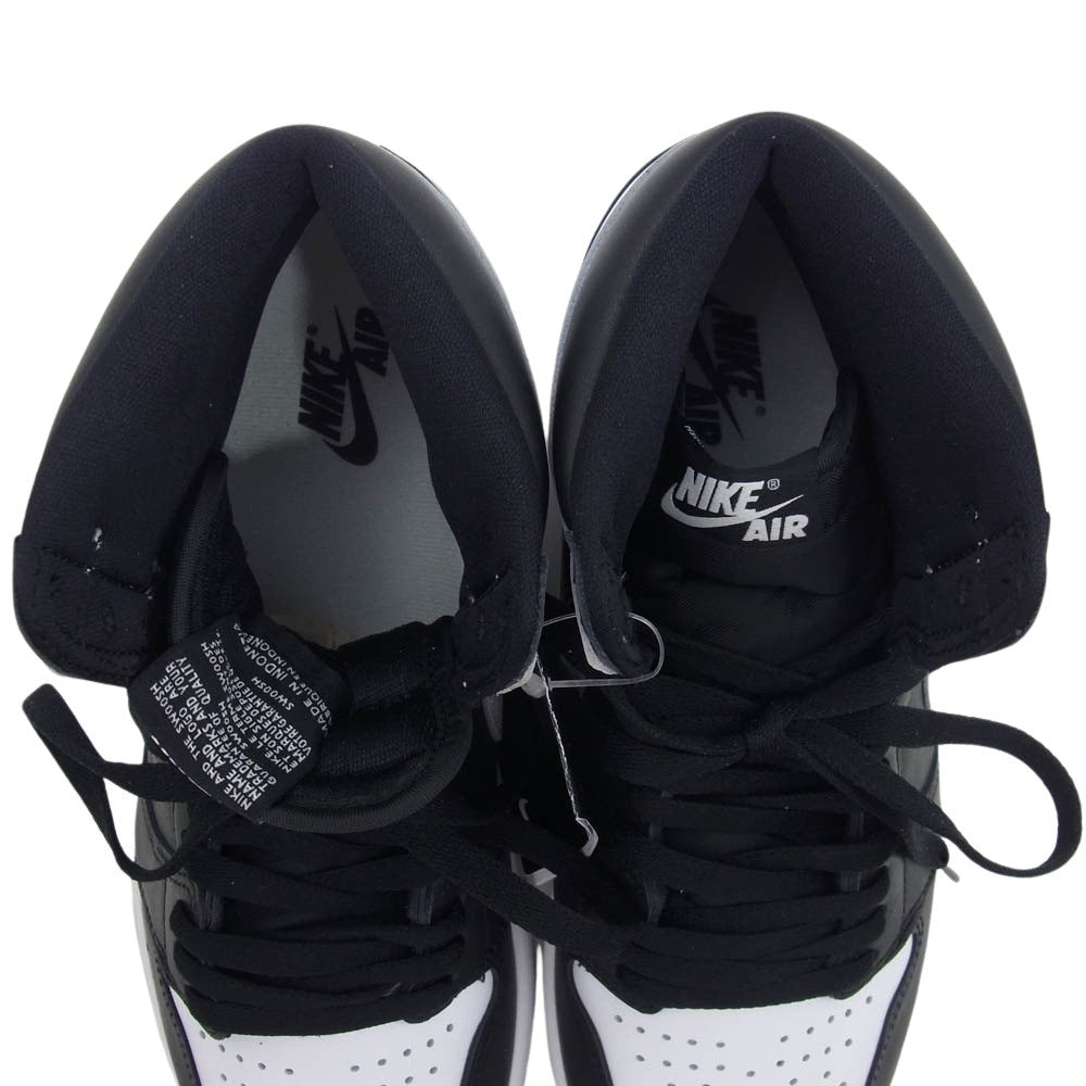 NIKE ナイキ DZ5485-010 Air Jordan 1 Retro High OG Black White  エアジョーダン1 レトロ ハイ OG ブラック ホワイト ハイカット スニーカー ブラック系 ホワイト系 27.5cm【新古品】【未使用】【中古】