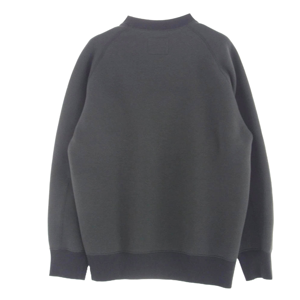 Sacai サカイ 23AW 23-03256M Sponge Sweat Pullover スポンジ スウェット プルオーバー ロゴ刺繍 サイドジップ トレーナー グレー系 3【新古品】【未使用】【中古】