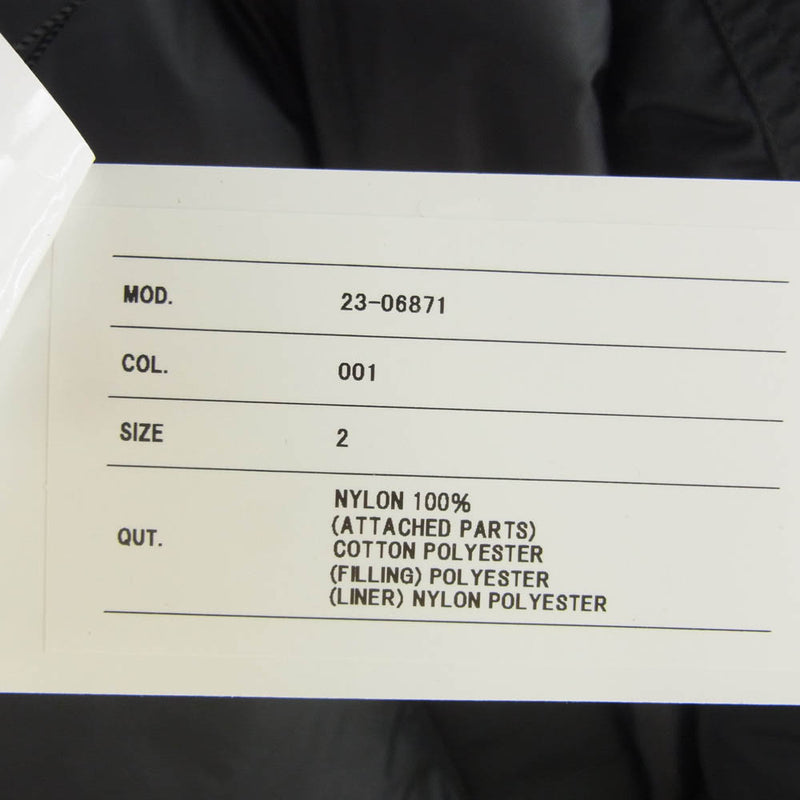 Sacai サカイ 23-06871 ダブルジップ ブルゾンドッキング