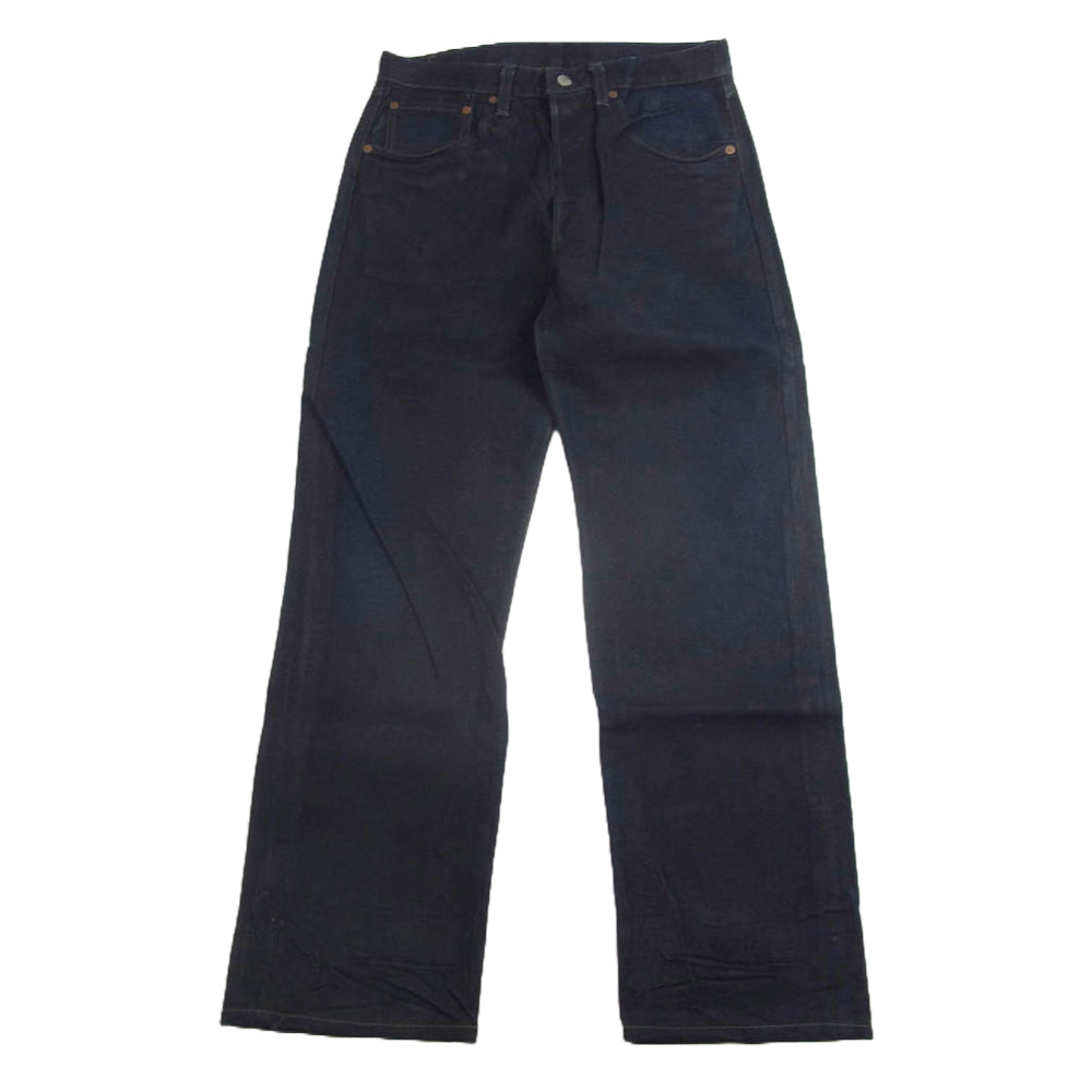 Levi's リーバイス VINTAGE CLOTHING 501XX USA製 復刻 ストレート デニム パンツ ボタンフライ ボタン裏刻印554 BIG E セルビッチ 赤耳 Vステッチ 後染め インディゴブルー系 W32L34【中古】