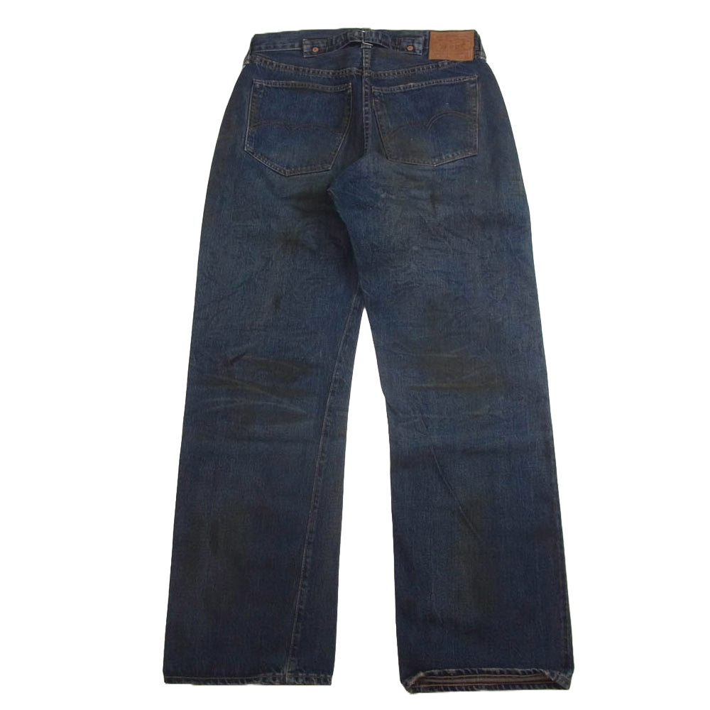 Levi's リーバイス VINTAGE CLOTHING 501XX USA製 復刻 ストレート デニム パンツ ボタンフライ ボタン裏刻印643M BIG E セルビッチ バックバックル インディゴブルー系 W32L34【中古】