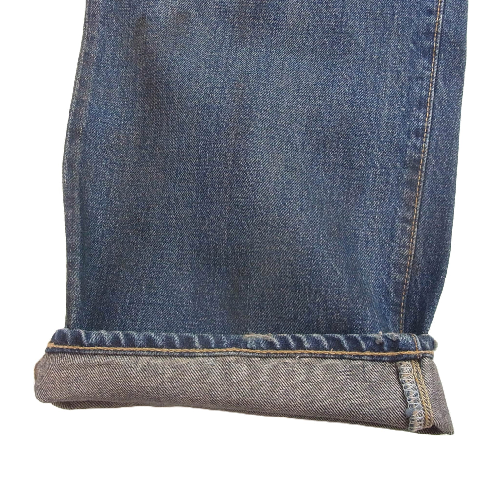 Levi's リーバイス VINTAGE CLOTHING 501XX USA製 復刻 ストレート デニム パンツ ボタンフライ ボタン裏刻印643M BIG E セルビッチ バックバックル インディゴブルー系 W32L34【中古】
