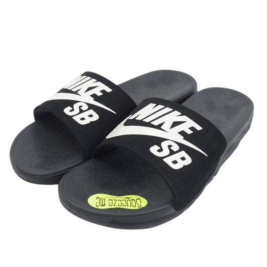 NIKE ナイキ 840067-001 BENASSI SOLARSOFT SB ベナッシ スポーツ サンダル ブラック系 28cm【美品】【中古】