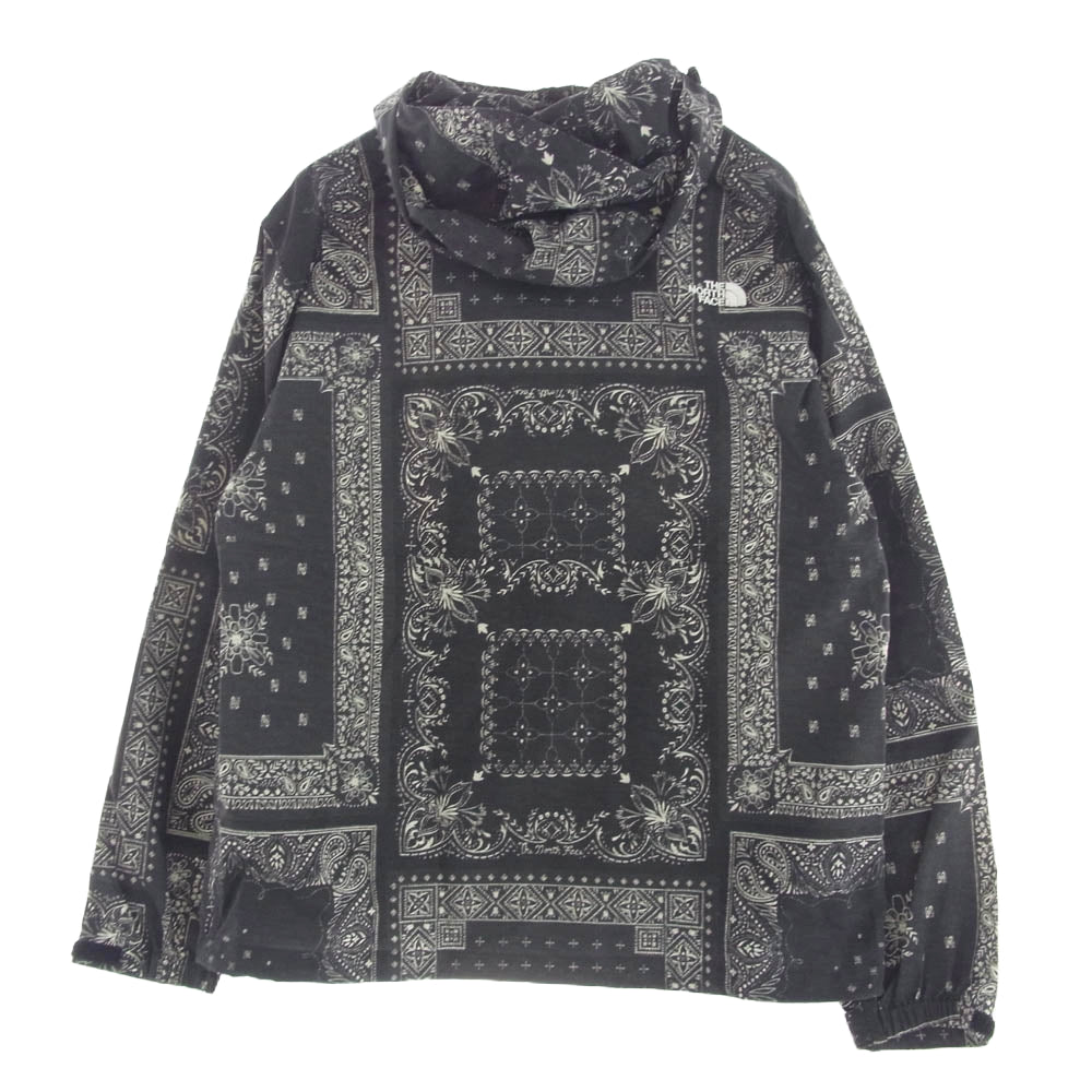 THE NORTH FACE ノースフェイス NP71535 Novelty Compact Jacket  ノベルティ バンダナ コンパクト ジャケット ブラック系 ホワイト系 L【中古】