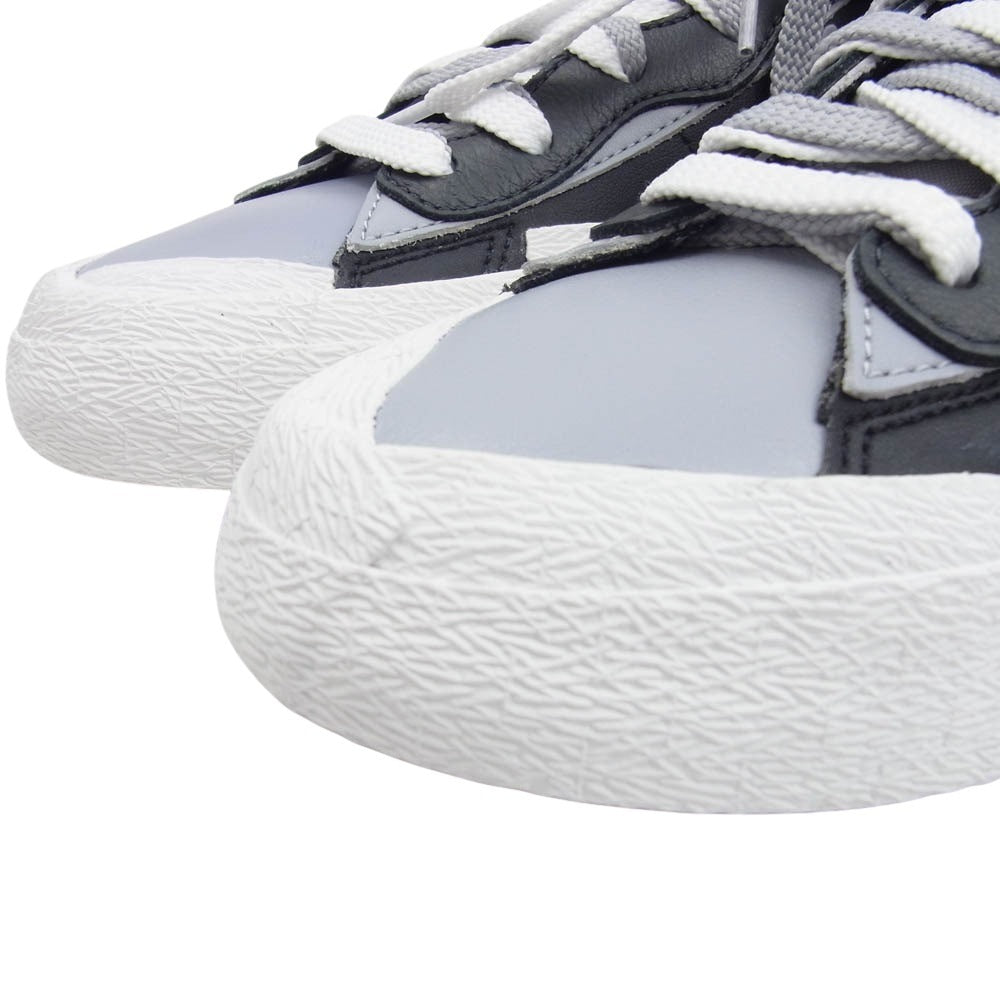NIKE ナイキ BV0072-002 × sacai サカイ BLAZER MID BLACK WOLF GREY WHITE ブレーザーミッド ブラック ウルフグレー ホワイト スニーカー グレー系 ブラック系 27cm【新古品】【未使用】【中古】