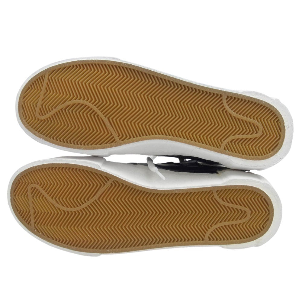 NIKE ナイキ BV0072-002 × sacai サカイ BLAZER MID BLACK WOLF GREY WHITE ブレーザーミッド ブラック ウルフグレー ホワイト スニーカー グレー系 ブラック系 27cm【新古品】【未使用】【中古】