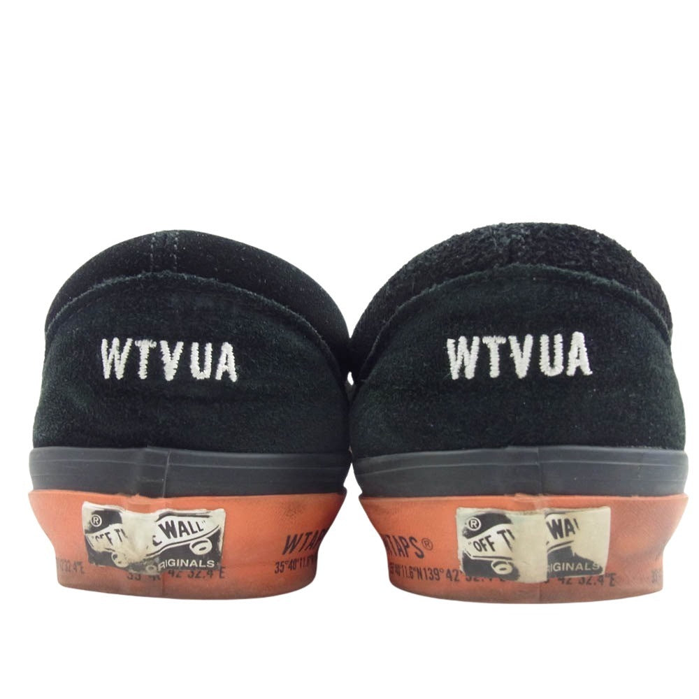 WTAPS ダブルタップス × VANS バンズ VN0A45JK20E1 Slip-On スリッポン Black Orange ブラック オレンジ スニーカー ブラック系 28cm【中古】
