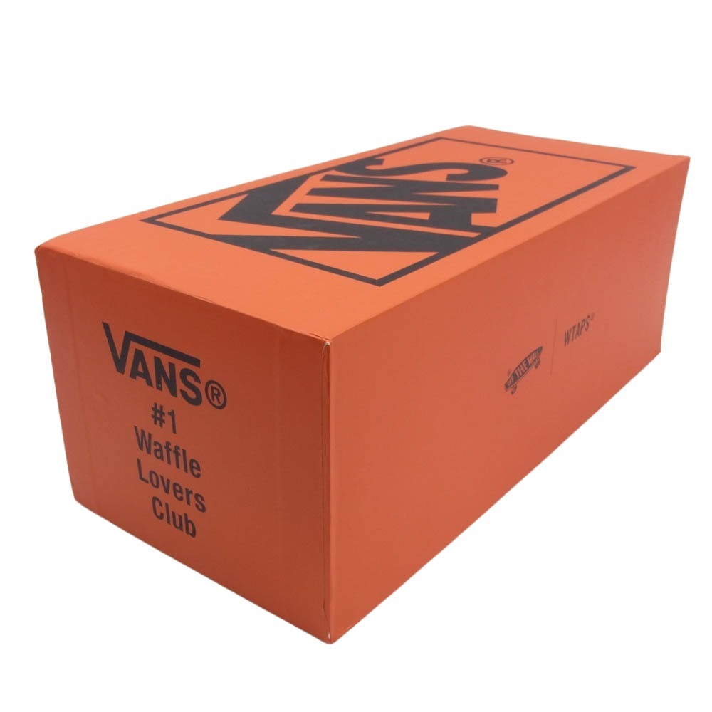 WTAPS ダブルタップス × VANS バンズ VN0A45JK20E1 Slip-On スリッポン Black Orange ブラック オレンジ スニーカー ブラック系 28cm【中古】