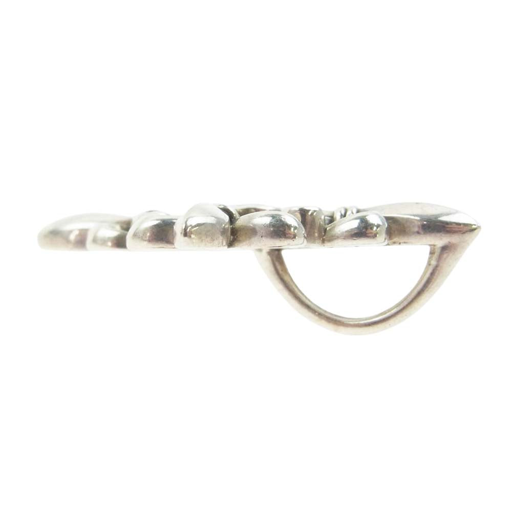 Justin Davis ジャスティンデイビス 石付き クロス トップ シルバー系【中古】