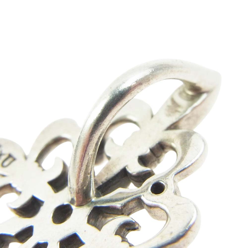 Justin Davis ジャスティンデイビス 石付き クロス トップ シルバー系【中古】