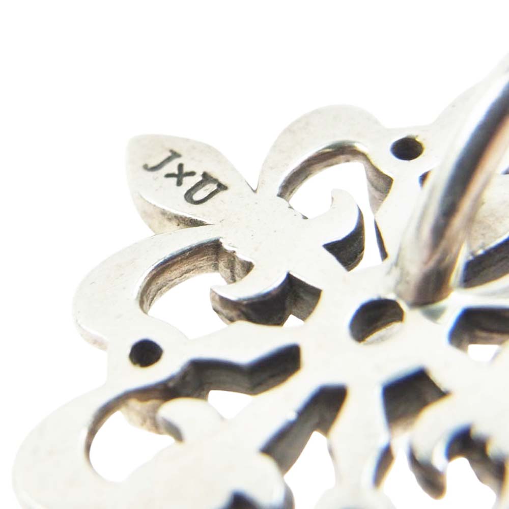 Justin Davis ジャスティンデイビス 石付き クロス トップ シルバー系【中古】