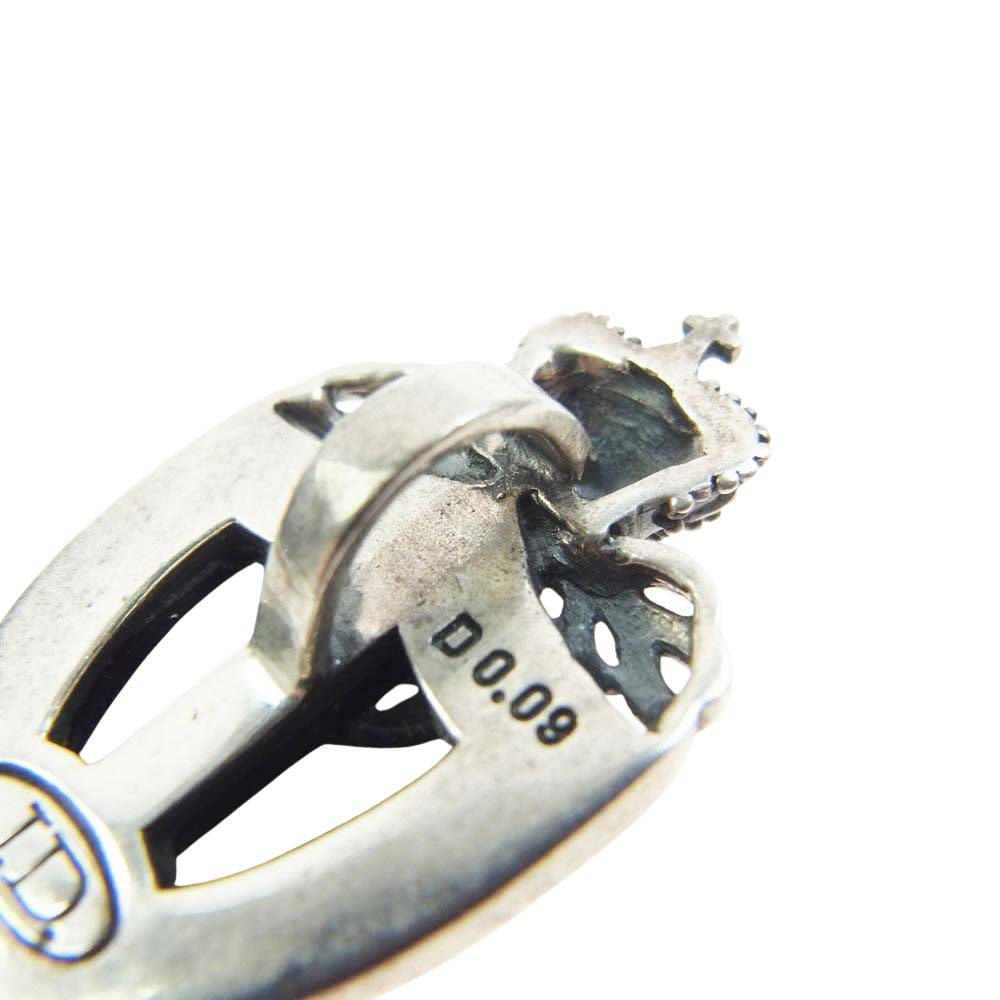 Justin Davis ジャスティンデイビス SPJ117 CROWN SHIELD クラウン シールド ペンダント トップ シルバー系【中古】