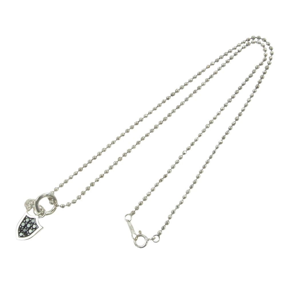 Justin Davis ジャスティンデイビス SNJ163 SHIELD DOG TAG シールド ドッグタグ ネックレス シルバー系【中古】