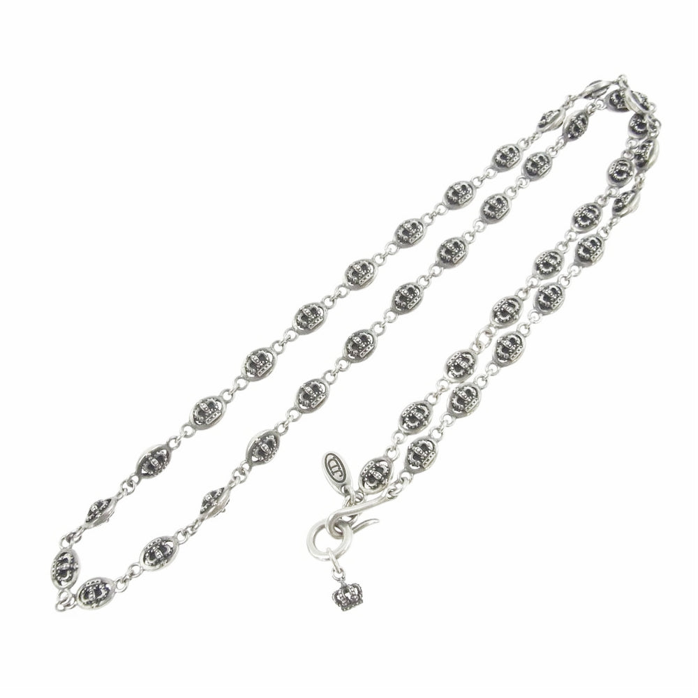 Justin Davis ジャスティンデイビス QE2 チェーン ネックレス 60cm シルバー系【中古】