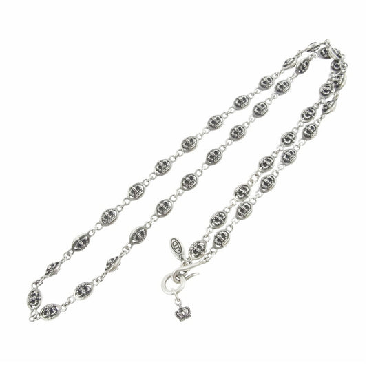 Justin Davis ジャスティンデイビス QE2 チェーン ネックレス 60cm シルバー系【中古】