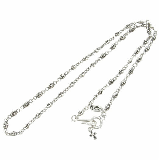 Justin Davis ジャスティンデイビス SNJ125 TINY CROSS タイニークロス チェーン ネックレス 50cm シルバー系【中古】