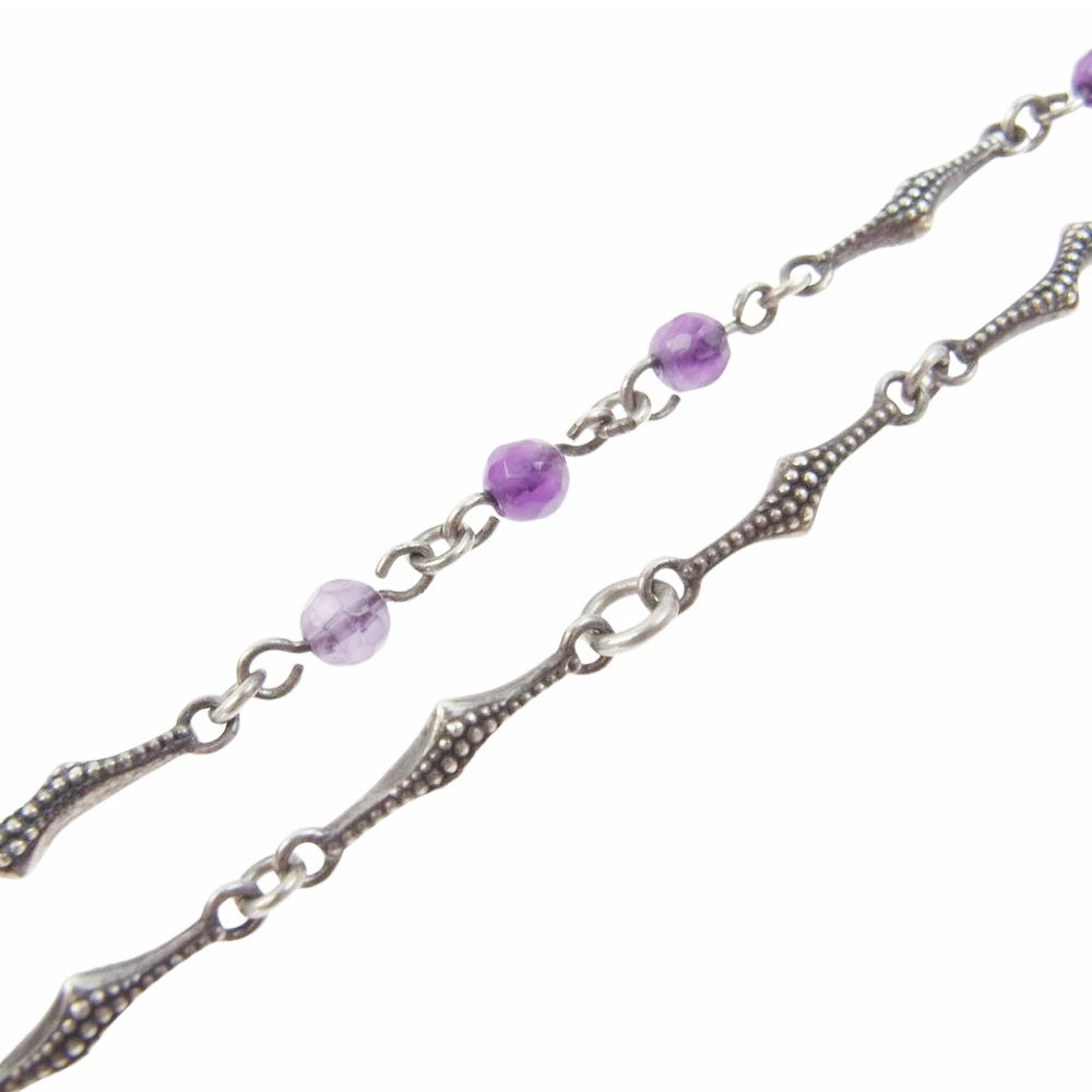 Bloody Mary ブラッディマリー アルプス ネックレス アメジスト シルバー系 パープル系【中古】