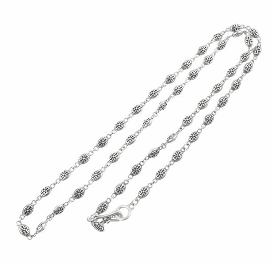 Justin Davis ジャスティンデイビス SNJ121 HEAVY CROSS ヘビークロス チェーン ネックレス 70cm シルバー系【中古】