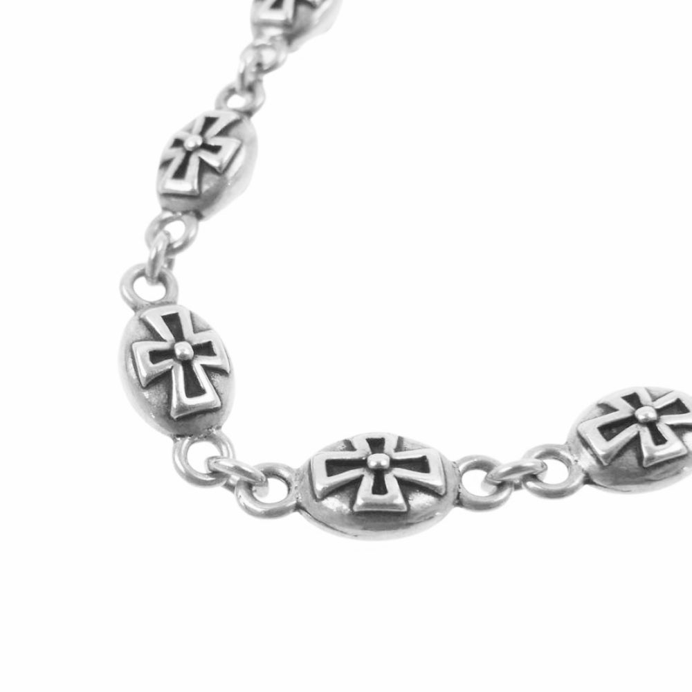 Justin Davis ジャスティンデイビス SNJ121 HEAVY CROSS ヘビークロス チェーン ネックレス 70cm シルバー系【中古】