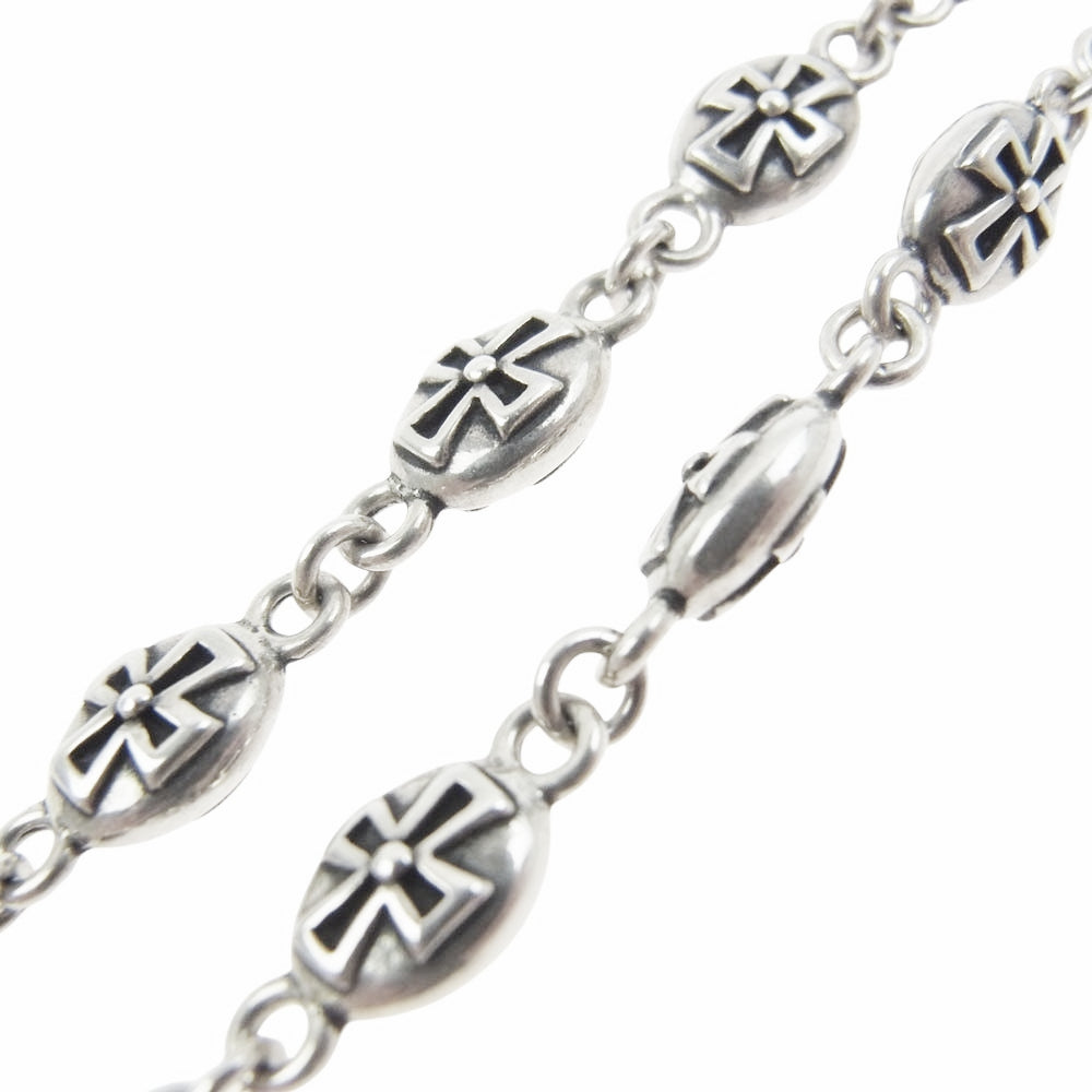 Justin Davis ジャスティンデイビス SNJ121 HEAVY CROSS ヘビークロス チェーン ネックレス 70cm シルバー系【中古】