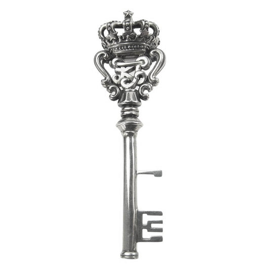 Justin Davis ジャスティンデイビス × 清春 クラウンキー ペンダント チャーム ダイヤ無 シルバー系【中古】