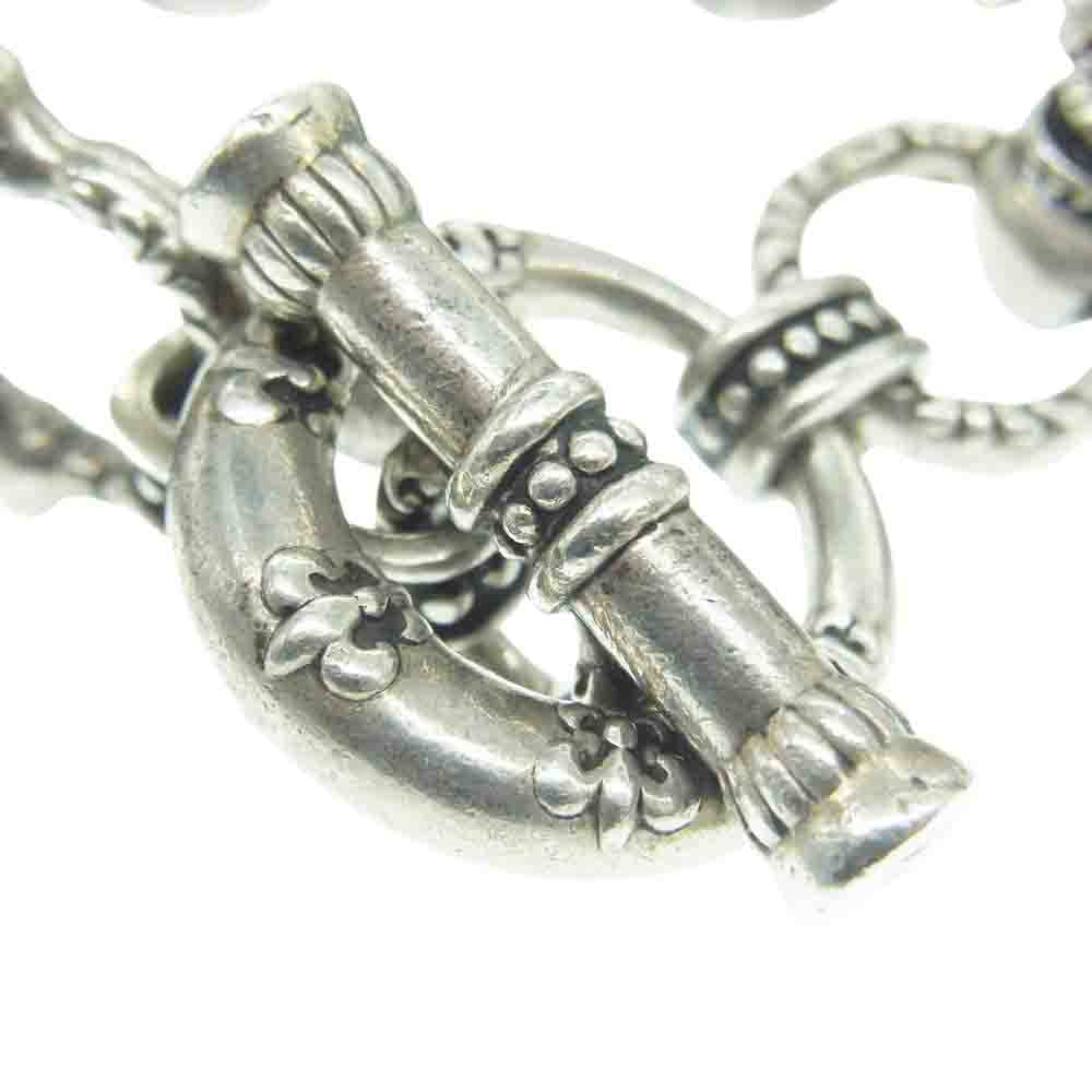 Justin Davis ジャスティンデイビス skull スカル ブレスレット シルバー系【中古】